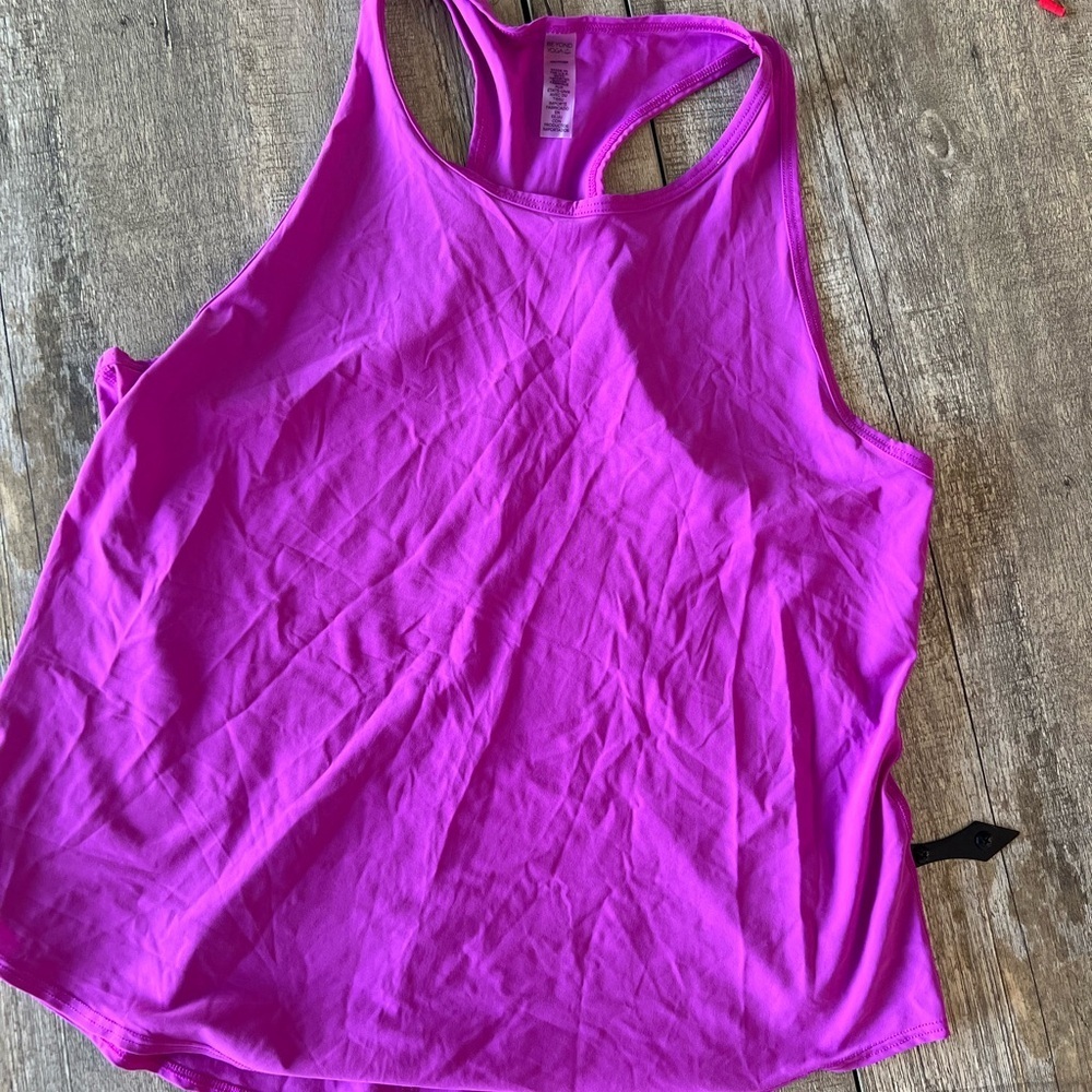 Beyond yoga Vibrant Purple Racerback Tank Top
